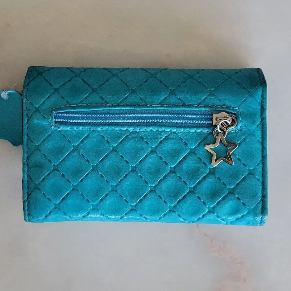 Tourquoise Leather Wallet
